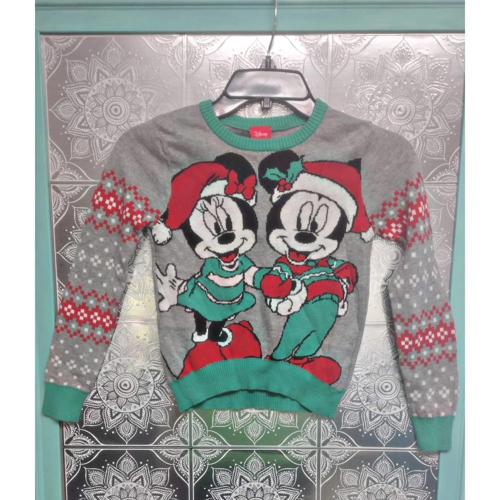 Disney Sweater 6 6x Micky Minnie Mouse
